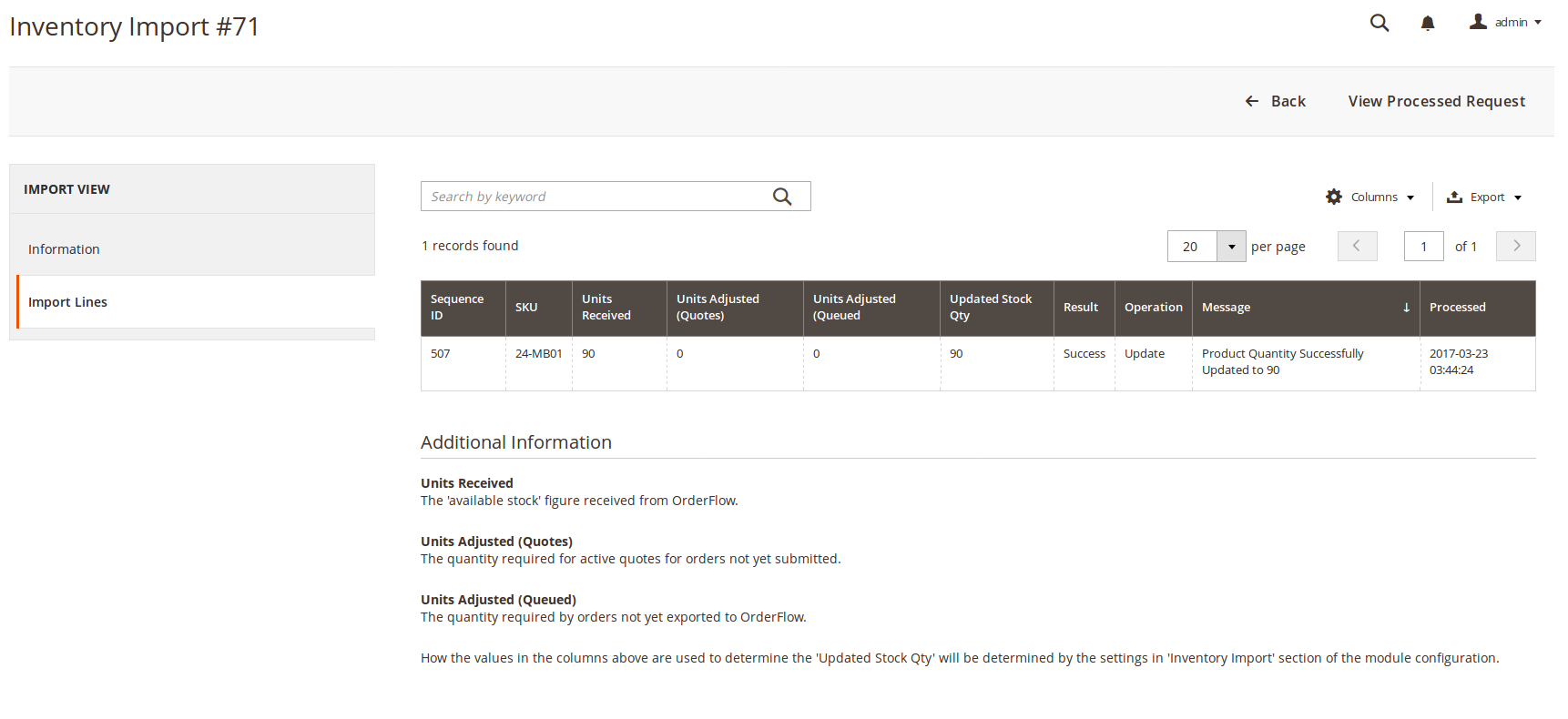 Magento2 Inventory Import