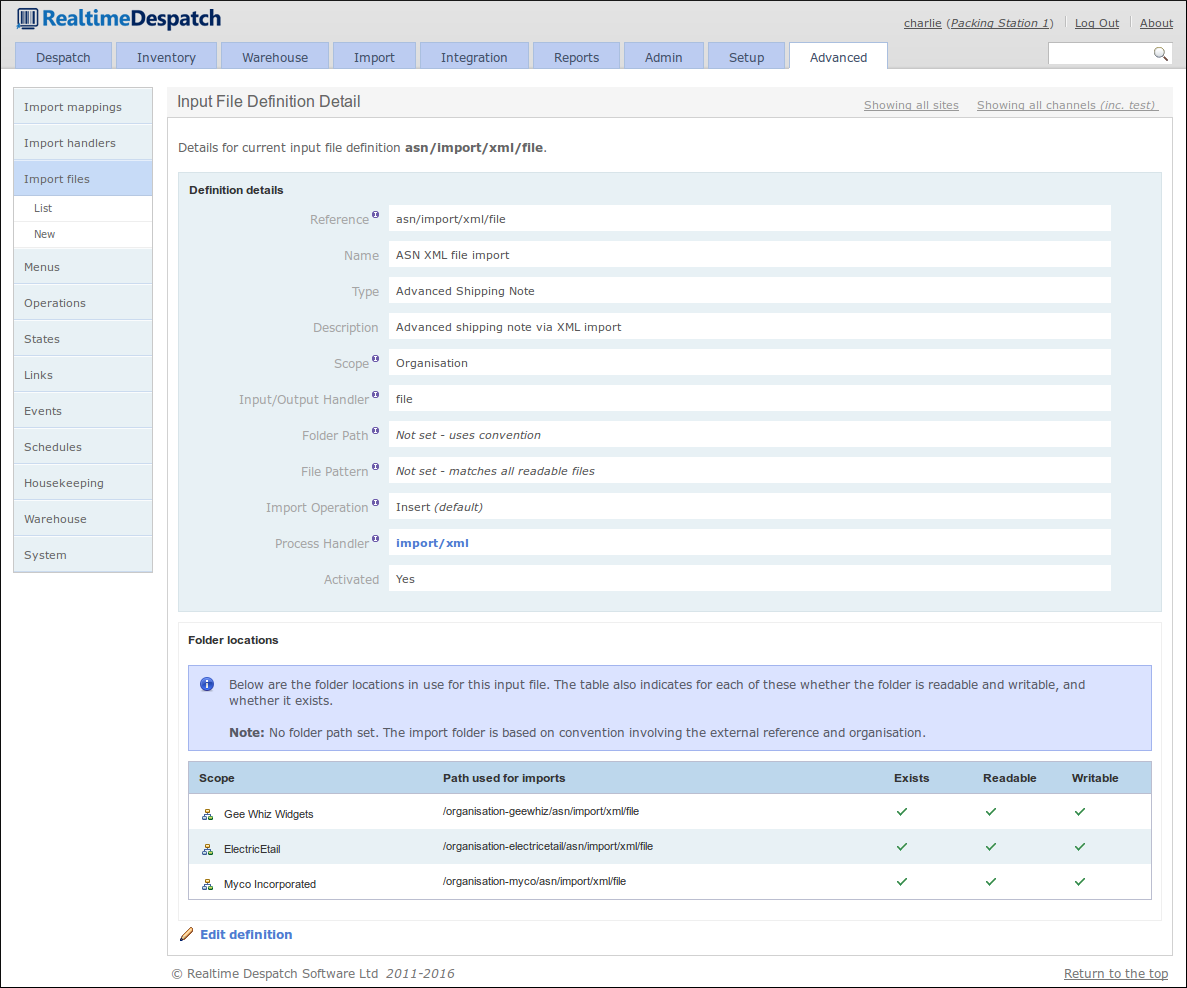 Input File Detail