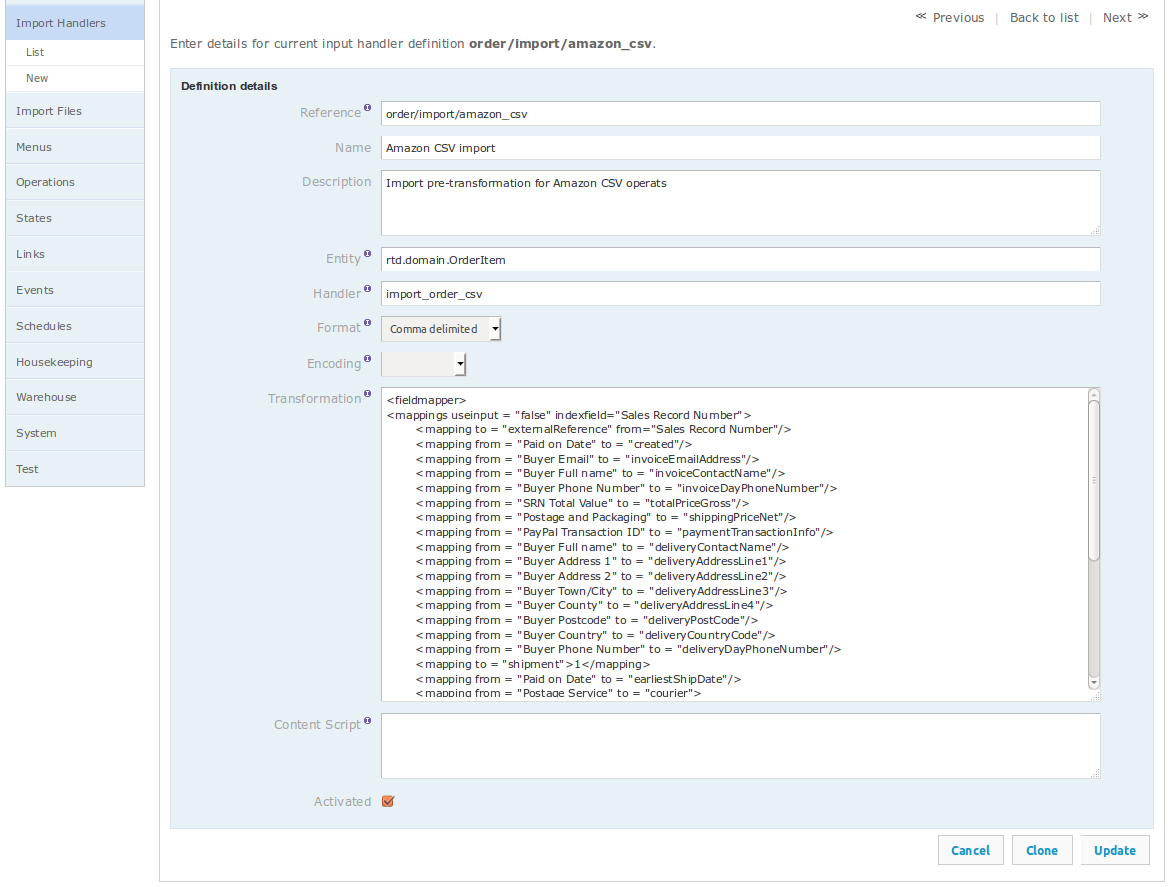 Input Handler