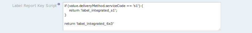 Label Report Key Script