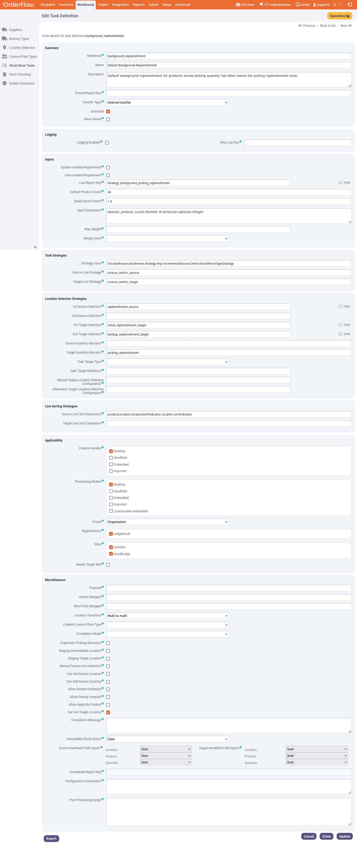 Task Definition