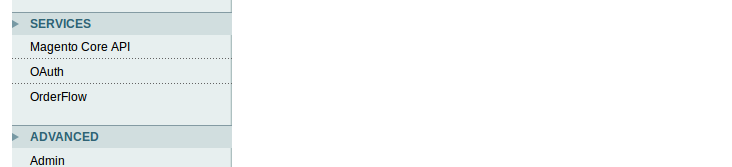 Magento verification orderflow menu