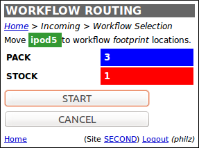 Workflow Routing Handheld